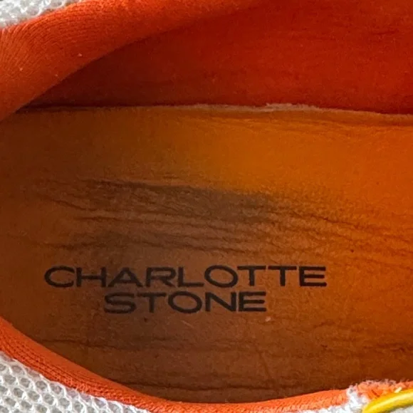 Charlotte Stone Conner Retro Sneaker in Beachball White Multi Size 9 - Picture 9 of 15